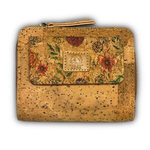 Genuine cork wallet womens vegan.